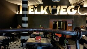 Next to entrance  at Eat at Jo's in Amsterdam