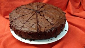 One of our cake specials!
Vegan and gluten free Chocolate Cake.
The cakes are home made by Mary- Jo herself and change regularly. If there is no Vegan Cake then there is usually a Vegan Ice Cream! at Eat at Jo's in Amsterdam