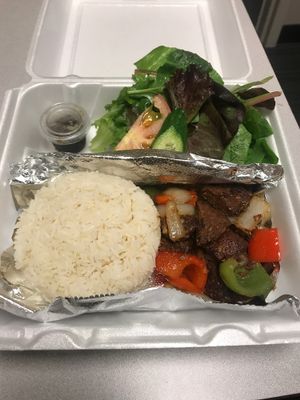 Vegan Steak  at Nibi Pho Bistro in Commerce