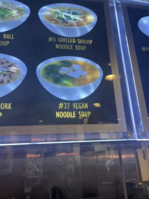 Vegan Pho  at Nibi Pho Bistro in Commerce