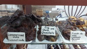 . at Chocolate Fusion Cafe in La Fortuna