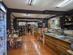 Inside at Chocolate Fusion Cafe in La Fortuna