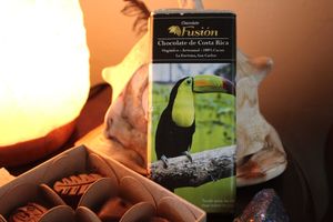 100% Organic Dark Chocolate at Chocolate Fusion Cafe in La Fortuna