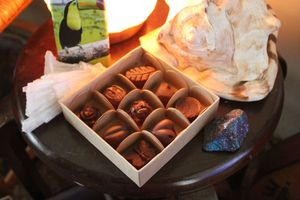 Dark Chocolate Assortment Box at Chocolate Fusion Cafe in La Fortuna