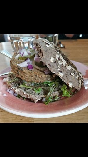 dutch weed bagel at Bagels & Beans - Schouwburgplein in Rotterdam
