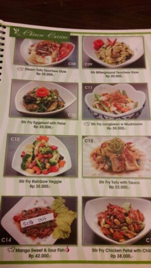 chinese cuisine at De Loving Heart in 