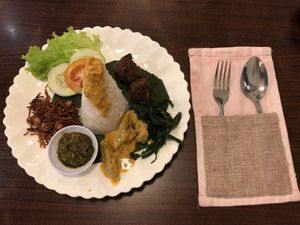Vegetarian nasi padang  at De Loving Heart in 