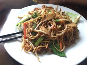 Yasai Yaki Soba at Mee and I in Cambridge