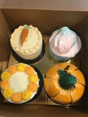 Fall treats carrot and pumpkin were my faves at Vegan Treats Bakery in Bethlehem