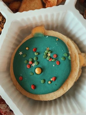 sugar cookie at Vegan Treats Bakery in Bethlehem