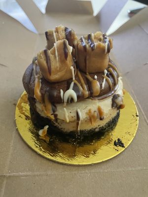 PB cheesecake  at Vegan Treats Bakery in Bethlehem