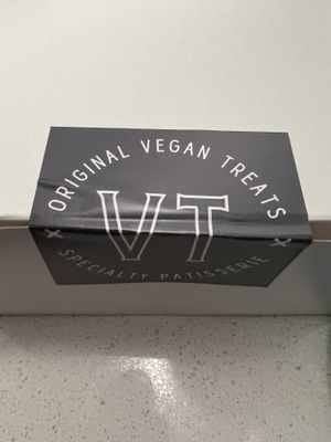 Box with label  at Vegan Treats Bakery in Bethlehem
