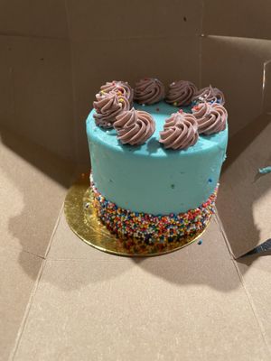 Confetti cake  at Vegan Treats Bakery in Bethlehem
