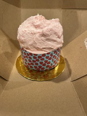 White chocolate raspberry cheesecake   at Vegan Treats Bakery in Bethlehem