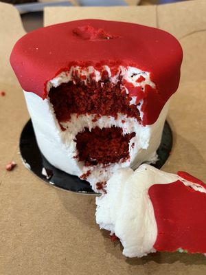 Red velvet   at Vegan Treats Bakery in Bethlehem
