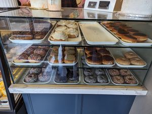 Mmmm donuts at Vegan Treats Bakery in Bethlehem
