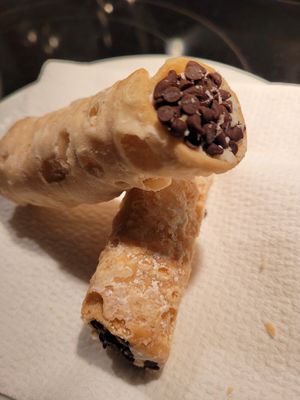 Holy Cannoli (with chocolate chips) at Vegan Treats Bakery in Bethlehem