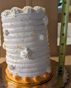 carrot cake at Vegan Treats Bakery in Bethlehem