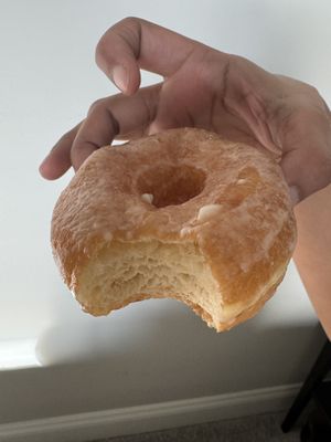 Classic glazed donut #Veganuary at Vegan Treats Bakery in Bethlehem