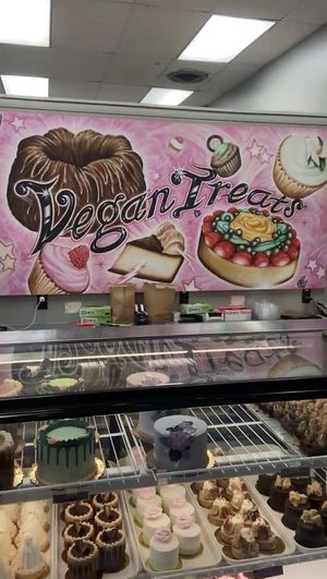Vegan Treats has a wide variety of baked goods and they're all delicious! #Veganuary at Vegan Treats Bakery in Bethlehem
