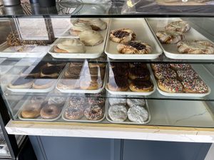 Easter 🐣 Vibes - donut display!  at Vegan Treats Bakery in Bethlehem