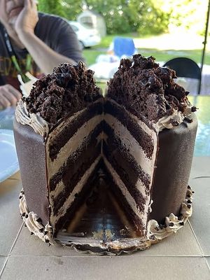Chocolate Volcano Cake at Vegan Treats Bakery in Bethlehem