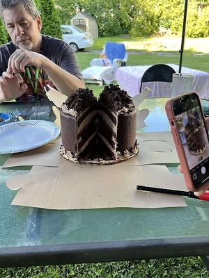 Chocolate Volcano Cake at Vegan Treats Bakery in Bethlehem