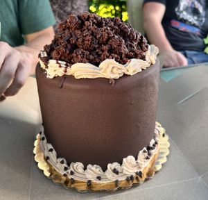 Chocolate Volcano Cake at Vegan Treats Bakery in Bethlehem