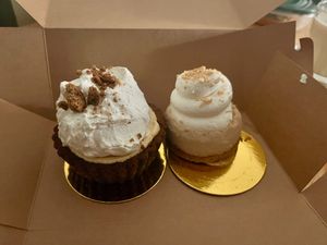 Pumpkin Pie and Churro Cheesecake at Vegan Treats Bakery in Bethlehem