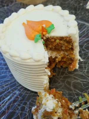 carrot cake!  at Vegan Treats Bakery in Bethlehem