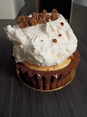 Pumpkin tart at Vegan Treats Bakery in Bethlehem