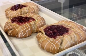 Cherry danishes!!! at Vegan Treats Bakery in Bethlehem