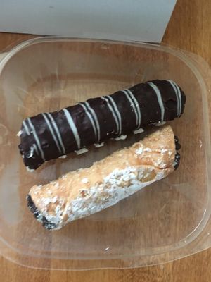 Cannolis  at Vegan Treats Bakery in Bethlehem