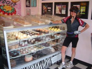 amazing selection of beautiful vegan treats at Vegan Treats Bakery in Bethlehem