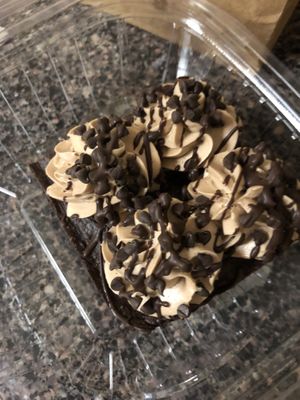 Peanut butter brownie  at Vegan Treats Bakery in Bethlehem