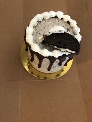 cookies and cream cake at Vegan Treats Bakery in Bethlehem