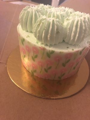 Key lime cheese cake at Vegan Treats Bakery in Bethlehem