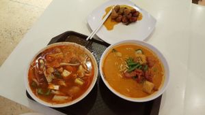 Two dishes, two sides at Food Republic - Food Stall in Kuala Lumpur