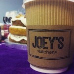Coffee and cake at Joey's Kitchen in South East London