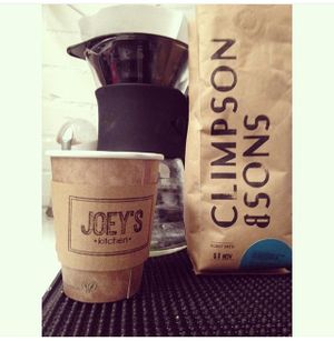 Climpsons & Sons coffee available at Joey's Kitchen at Joey's Kitchen in South East London