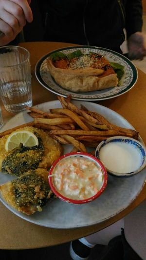 Fish&chips at Made with Laf in Bratislava