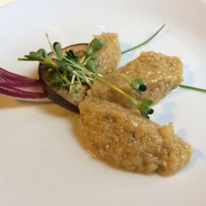 babaganusch stepped up in haute cuisine level. I never ate anything like that before at Primorka Strunjan in Portoroz