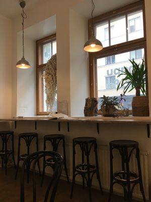 Interior at Papu Cafe in Helsinki