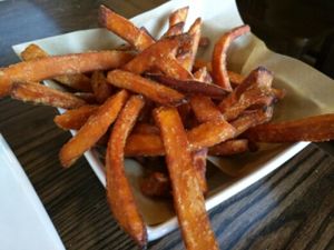 Sweet potato fries at Handmade Burger Co in Reading