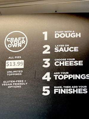 &pizza - Build your own pizza   at IAD - &pizza - CC in Dulles