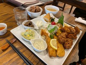 Fried Set at Shojin Cafe Foi - Nishikuginukicho in Wakayama