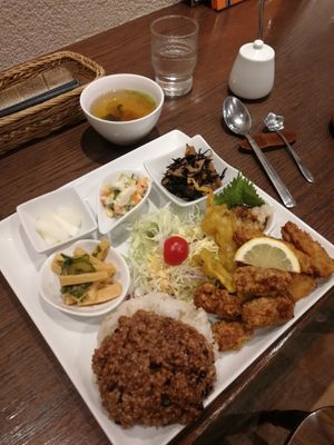 Amazing food at Shojin Cafe Foi - Nishikuginukicho in Wakayama