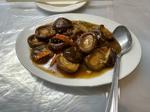 Stir fried mushroom at Shan Hu in Sun Moon Lake