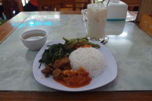 Lunch rice at Bach Thao in Can Tho