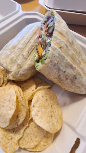 Vegan Taco Meat wrap at Crave in St Augustine